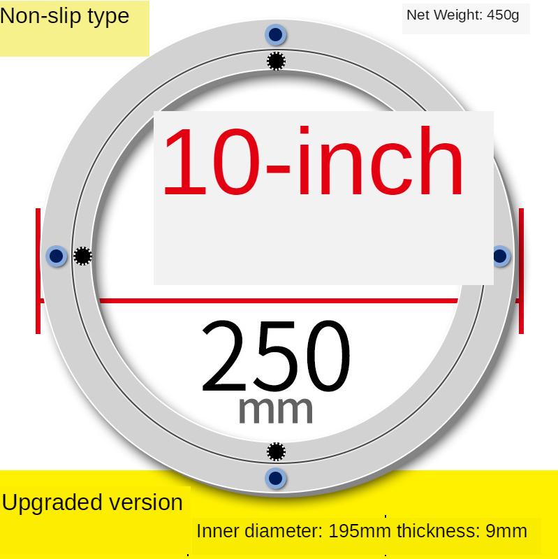 4/5.5/8/10/12/14/16 дюймовый дизайн Lazy Susan алюминиевый шарикоподшипник поворотный подшипник поворотная пластина круглая гладкая поворотная пластина