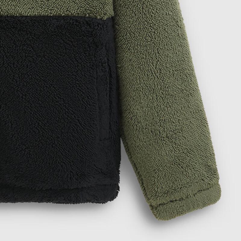 Gap Unisex Logo Teddy Fleece Full-Zip Stand-Collar Sweatshirt