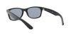 Ray-Ban RB2132F 601/64 55 Солнцезащитные очки NEW WAYFARER - Черный / Сине-серый Низкая посадка на переносице
