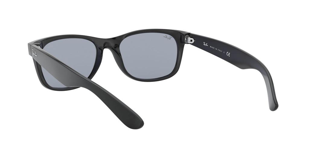 Ray-Ban RB2132F 601/64 55 Солнцезащитные очки NEW WAYFARER - Черный / Сине-серый Низкая посадка на переносице