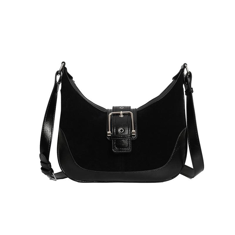 Женская осенне-зимняя новая ретро матовая кожаная простая переносная косая сумка-слинг через плечо