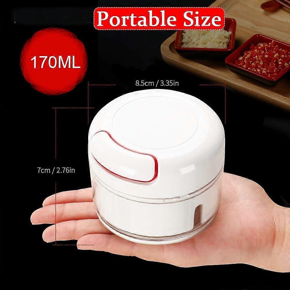 Manual Mini Garlic Chopper Press - Garlic Grinder Vegetable Chopper