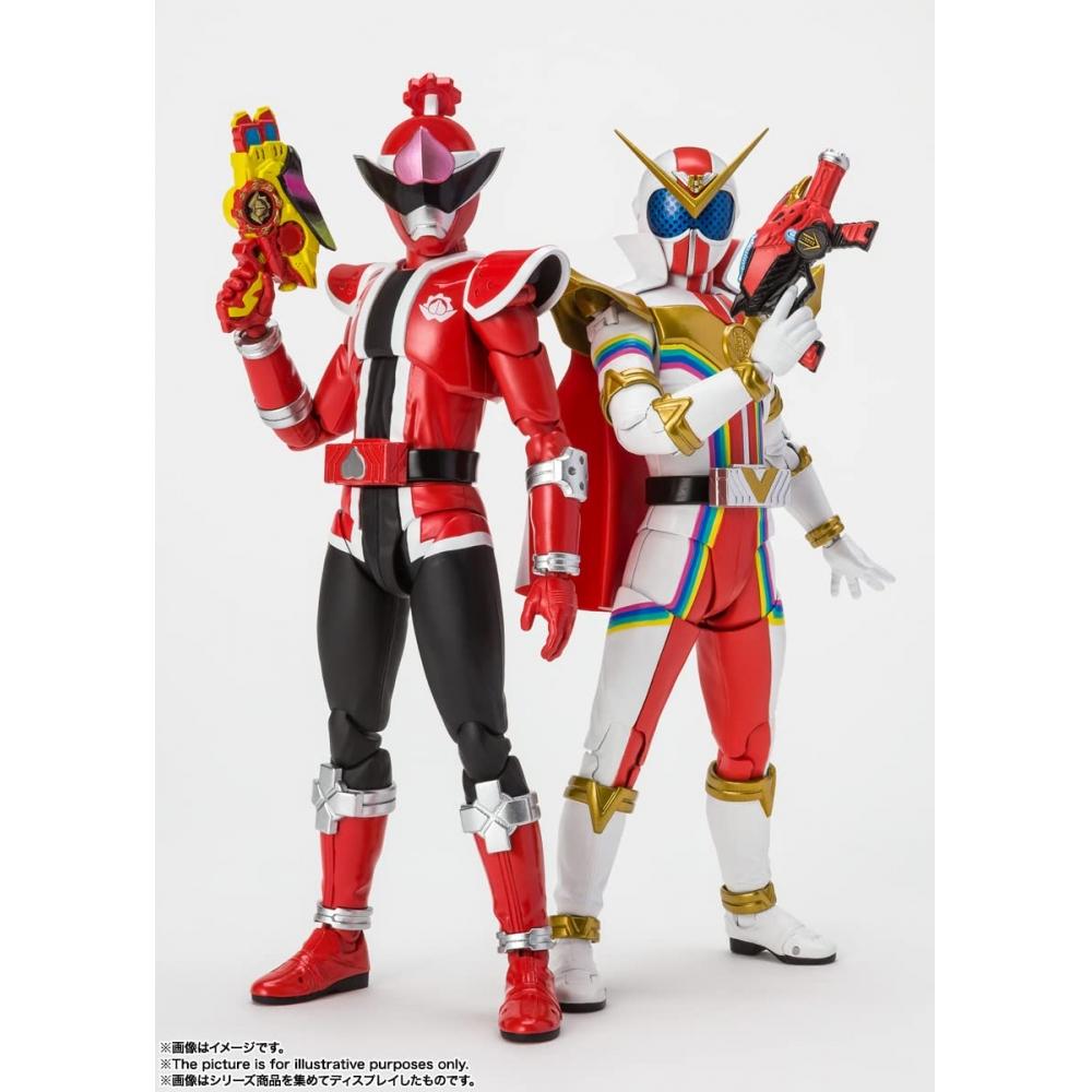 SHFiguarts Bustaro Sentai Don Brothers Don Momotaro примерно 145 мм, окрашенная подвижная фигурка из АБС и ПВХ