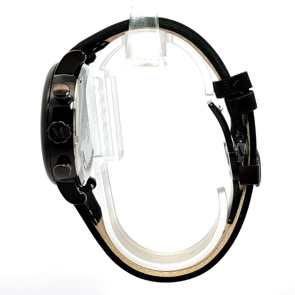 Madison New Black Черный телячья кожа Часы мужские Seventh Avenue, Йорк, Водонепроницаемые, Кварцевые, Циферблат, Ремешок, MA011013-7,