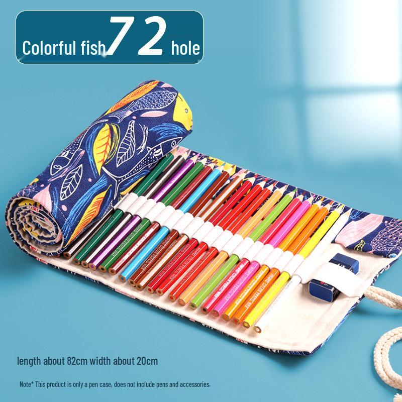 Large Capacity Dirt-Resistant Pencil Case - Stylish & Portable for Primary School and Art Supplies