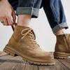 Ретро мужские ботинки кроссовки уличные модные высокие нескользящие носки обувь повседневные кожаные уличные ботинки ковбойские сапоги