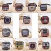 Player Pattern Tinplate Coin Purse Earphone Cable Storage Bag Change Zipper Pocket Cute Cartoon