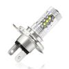 H4 80W Super Bright COB LED ATV Motorcycle Headlight Hi/Lo Beam Front Light Bulb