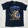 UFC по всему миру Коннор Макгрегор Джон Джонс Адесанья Графическая футболка Мужская Средний