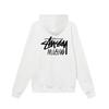 Stussy 2025 Новая весна и осень Большие размеры Тонкий стиль Классический MILAN Letter Printing молния с капюшоном Толстовка для пар