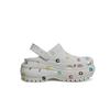 Crocs Mega Crush Clog White Colourful Halo Wheel Crocs EVA Casual Personality Fashion Hole Shoes Unisex White