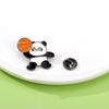 Craft Panda Skateboard Brooch Trinket Giant Panda Shape Badge  Girls/Boy Bag Gifts