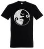 Cats Yin andYang Mens T-Shirt Cat Cats Circle Circle Lover Sign Symbol