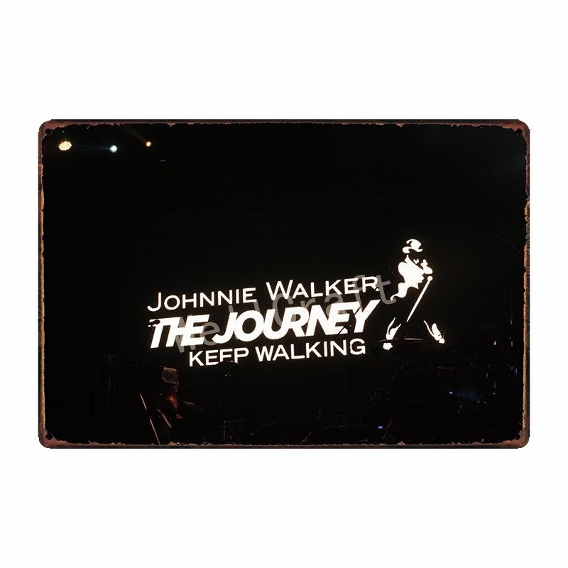 [ WellCraft ] johnnie whisky Metal Sign Wall Plaque Painting FG-237