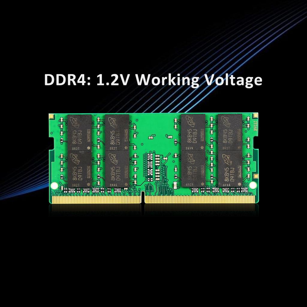 Sharevdi DDR4 PC4 19200S CL19 SODIMM 260 Pin SODIMM Ноутбук Мини Компьютер RAM Модуль хранения данных Легкое обновление 16 ГБ × 1-2666 1,2 В Non-ECC (DDR4-16 ГБ)
