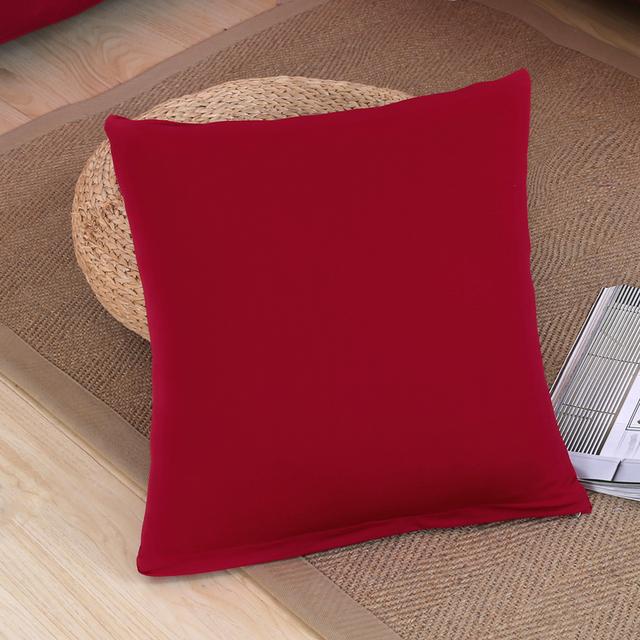 Эластичная эластичная подушка с однотонным принтом Cojines Decorativos Para Sofa Capa De Almofada Coussin De Salon Housse De Cous