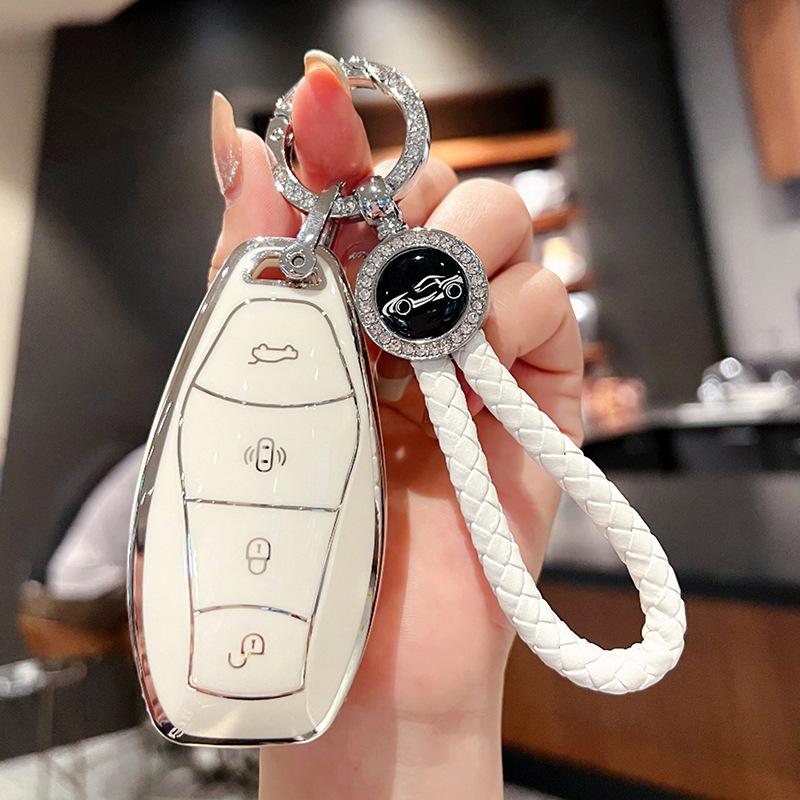 Подходит для нового ключа Hongqi H5 2024 года, комплект 2023 H6 H9HQ9 HS5 HS7 HS3, чехол-пряжка для автомобиля, мужской