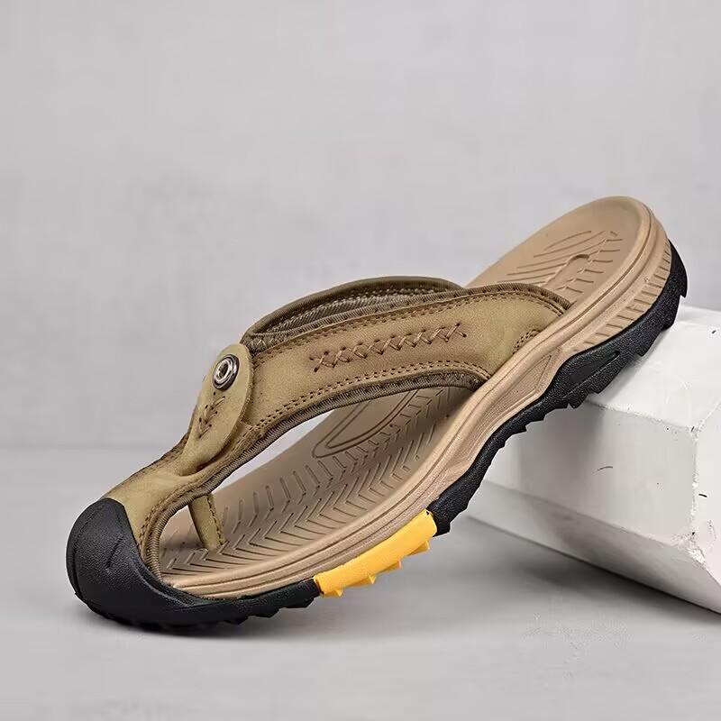 Outdoor Summer Men's Sandals Summer Men Slippers Shoes Non-Slip Mens Casual Sandalis Black Flat Sandal Mens