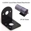 Low Speed Fixing Holder Stand 2418 2430 Motor Mount L Shape Mount 25mm Bracket GA25 DC Geared