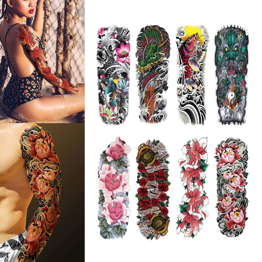 Men and Women Arm Temporary S Sticker Fake Tatoo Hot 3D Waterproof