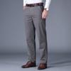 2024 Men's Spring/Autumn Casual Cotton Trousers: Middle-Aged Business Formal Dad Pants
