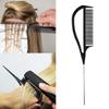 Metal Pin Tail Comb Hairdressers Barbers Rat Tail Comb for Styling Teasing Wide Tooth Pick Stylist Braiding Combs