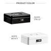 Hachibanya Portable Cash Box with Dial Lock, B5 Size, for Accounting, Office, Simple Safe, Piggy Bank, Steel, Home Use, Approx. W25 x D18 x H9cm, M250