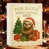 Sloth Advent Calendar Fun Christmas Decoration 24 Acrylic Sloth Collectibles 24-Day