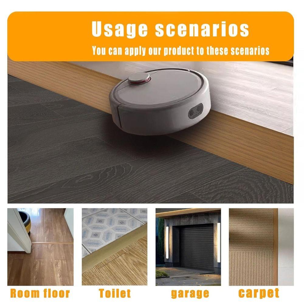 Wear-resistant Threshold Cover Carpet To Tile Edging Trim Strip Flat Button Strip  Doorway