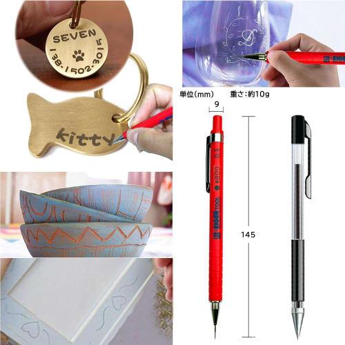 0.3mm and 0.5mm Super Hard Ultra-Thin Swamp File Sharpener Pen-Shaped Diamond Electroplated File Eiger Tool File Hobby File Deburring Metal Woodworkin
