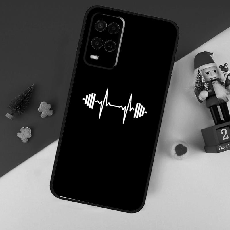 Bodybuilding Gym Fitness Case For Oppo A94 A74 A54 A60 A40 A80 A16 A76 A96 A98 A58 A78 A18 A38 A57 A17 A15 A5 A6 Pro