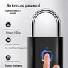 Умный водонепроницаемый навесной замок с отпечатком пальца - Уличный, устойчивый к ржавчине, противоугонный и электронный замок для входной двери и шкафа.