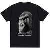 Feminism Gorilla Funny Meme Graphic Tshirt Men Women Humor Fashion Summer T-shirt Oversized Cotton Casual Vintage T Shirts Gifts