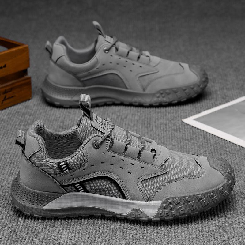 Men's shoes Outdoor construction site work tooling Labor insurance shoes Non-slip and wear-resistant sports and leisure hiking shoes
