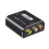 Оснащен преобразователем HDMI в RCA Корпус из алюминиевого сплава HDMI в AV Композитный вход 1080P Переключение передачи звука Совместимость с Xbox PS4