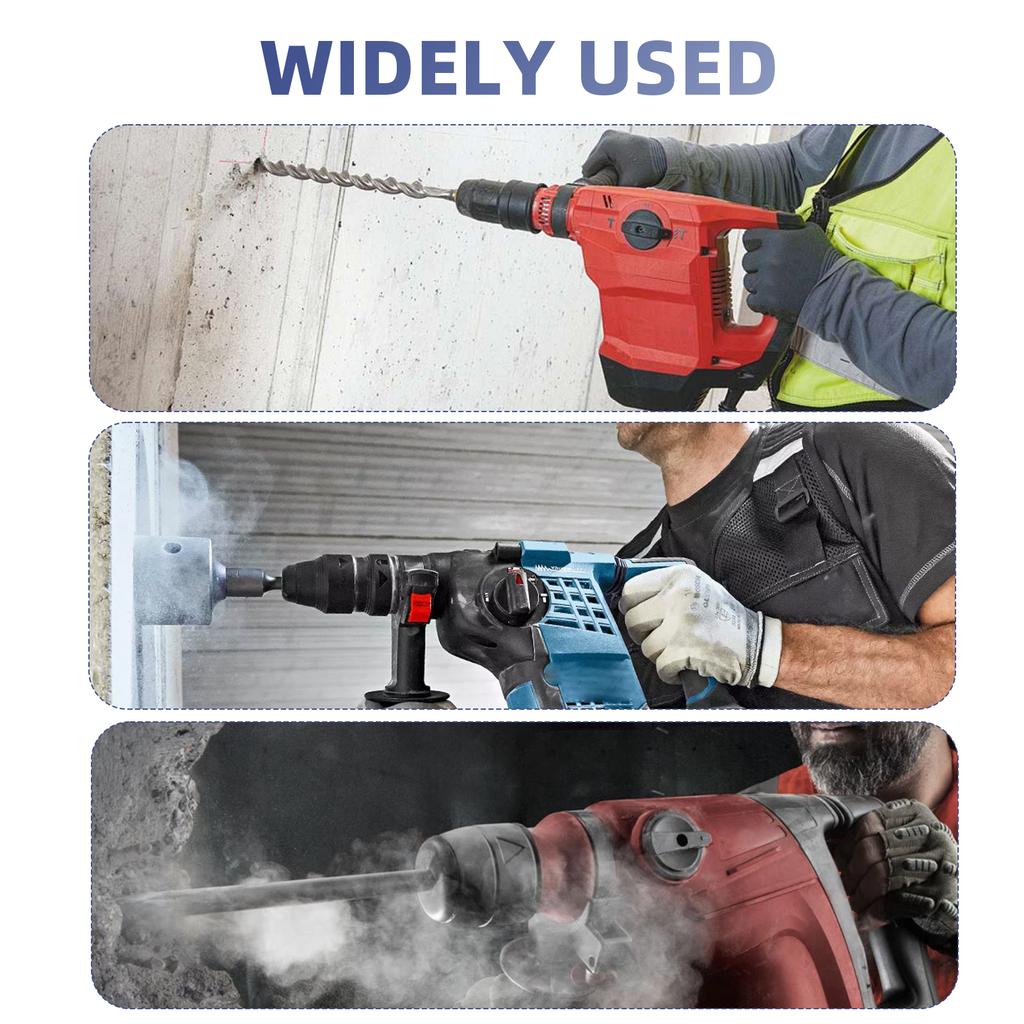 Набор кольцевых пил для сверления стен по бетону 30 40 50 65 мм (1-3/16"-2-9/16") Комплект кольцевых пил для каменной кладки для бетона, цемента, кирпича, камня