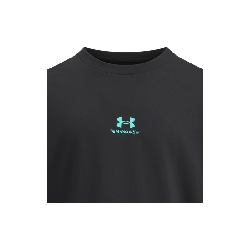 Under Armour Футболки Мужские Черные С Круглым Вырезом Умеренный Прямой Крой 6009095-001