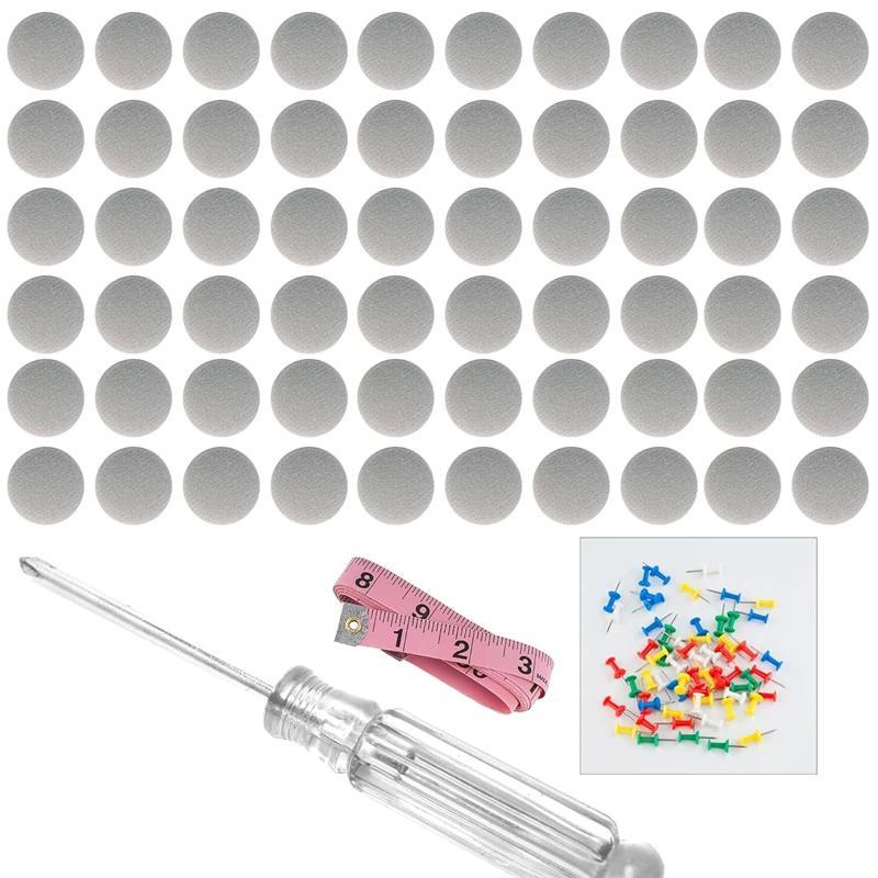 60 шт. Крепежи для обивки крыши автомобиля Пряжка для ремонта отваливающейся ткани крыши Провисающая фиксирующая пряжка Автомобильный интерьер Потолок Фланель