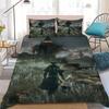 3D Print Game B-Bloodborne Bedding Set Duvet Cover Set Single Double Queen King Size Soft Microfiber student dormitories Gift