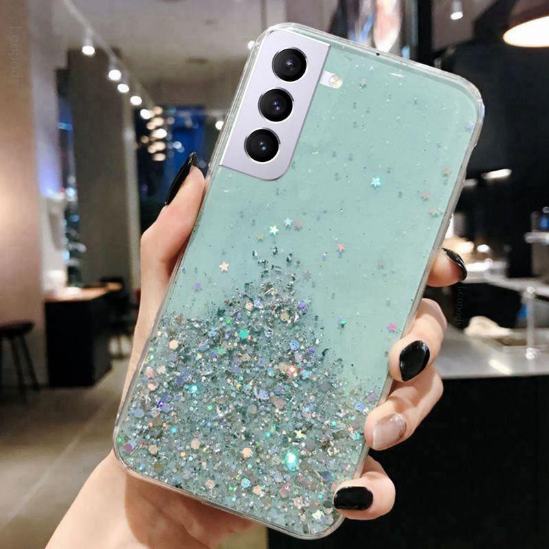 Роскошный блестящий чехол для телефона SAMSUNG S21 FE PLUS Ultra S 21 G991 G996 G998 задняя крышка для Galaxy S21PLUS S21 Fan Edition