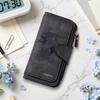 Vintage Embossed Long Wallet Forever Portable Large Capacity Card Holder Multi Slot Money Pouch