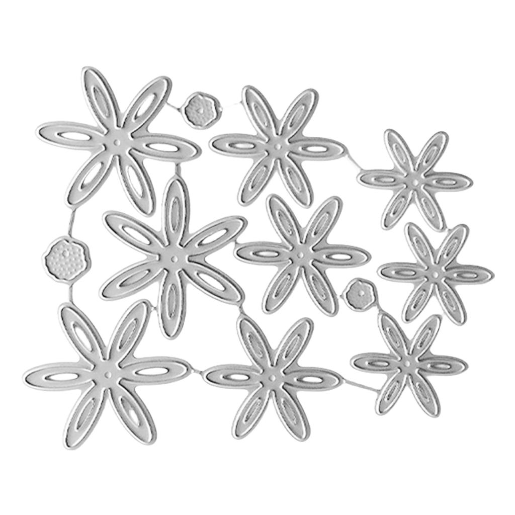 Тиснение Пуговицы-Цветка Вырубные Штампы для Изготовления Открыток Скрапбукинга Бумажного Рукоделия Упаковки Шаблоны для Вырубки из Углеродистой Стали