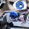 Мотоцикл Алюминиевый CNC Чехол-держатель для ключа Синий Подходит для Honda CB650R 2019-2021