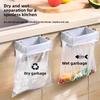 Складное мусорное ведро, бытовое, на дверцу шкафа, настенный держатель для пластиковых пакетов, кухонное хранение, подставка для мусорного мешка
