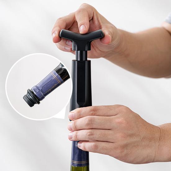 Вакуумный насос для хранения вина с 4 пробками, многоразовый укупорщик бутылок, система сохранения вина