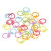 30pcs Knitting Stitch Rings DIY Colorful Stitch Marker Ring Knitting Crochet Markers for Knitting