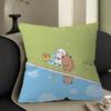 Милый мультяшный чехол для подушки с пандой Бубудуду, дюймы, декор фермерского дома, наволочки для диванных подушек для украшения дома