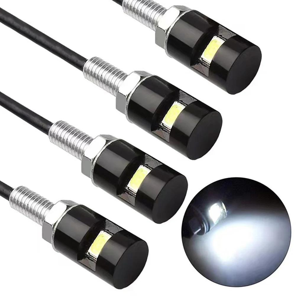 2 шт. 12 В 5630 SMD светодиодные лампы для автомобильных мотоциклов, номерных знаков, лампы для задних фонарей, болты, лампы, источник света