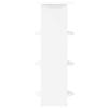 White Side Cabinet 40 x 40 x 100 cm Engineered Wood