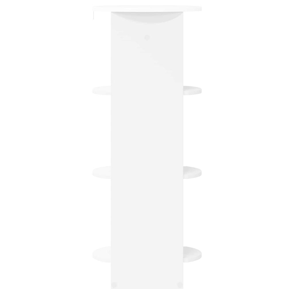 White Side Cabinet 40 x 40 x 100 cm Engineered Wood